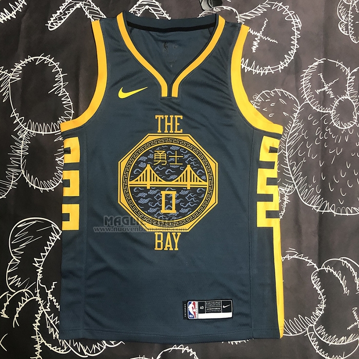 Maglia
 Gary Payton II NO 0 Golden State Warriors Citta
 2018-19 Blu
